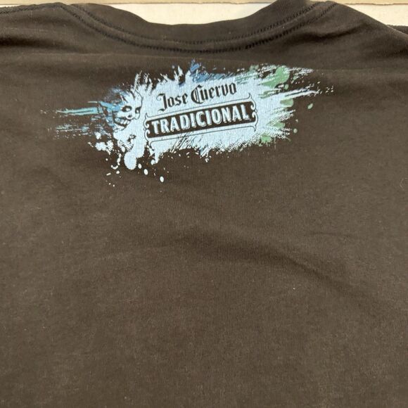 Jose Cuervo Tradicional Tequila T-Shirt Black Blue Skeletons Men’s XL Halloween - Picture 7 of 9